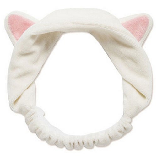 Lush Fabric Cat Ear Headband for Girls