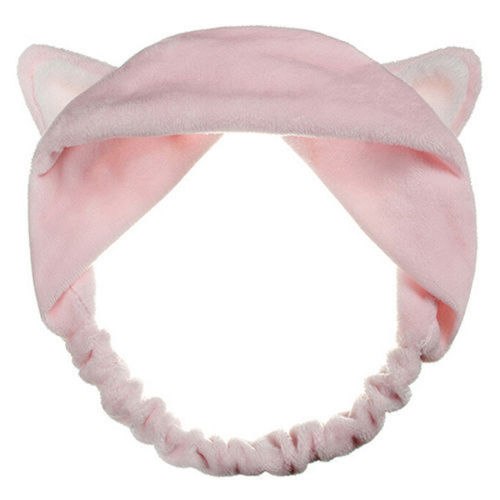 Lush Fabric Cat Ear Headband for Girls