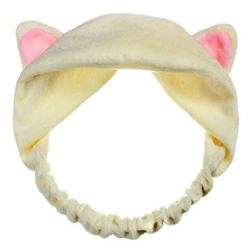 Lush Fabric Cat Ear Headband for Girls