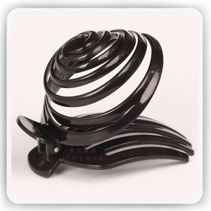1pc free shipping Hair Claw Clips Women Banana Barrettes Bright black Hairpins Hair Accessories For Women Clips Clamp CL-S069