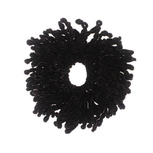 Volumising Scrunchie Velvet Big Hair Tie Bun Clip Hijab Scarf Volumizer Elastic Hair Bands