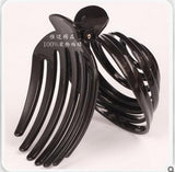 1pc free shipping Hair Claw Clips Women Banana Barrettes Bright black Hairpins Hair Accessories For Women Clips Clamp CL-S069