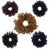 Volumising Scrunchie Velvet Big Hair Tie Bun Clip Hijab Scarf Volumizer Elastic Hair Bands