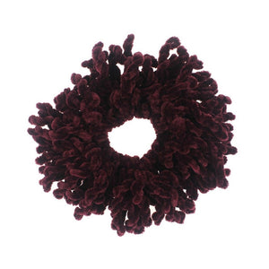 Volumising Scrunchie Velvet Big Hair Tie Bun Clip Hijab Scarf Volumizer Elastic Hair Bands