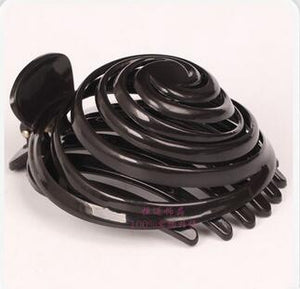 1pc free shipping Hair Claw Clips Women Banana Barrettes Bright black Hairpins Hair Accessories For Women Clips Clamp CL-S069
