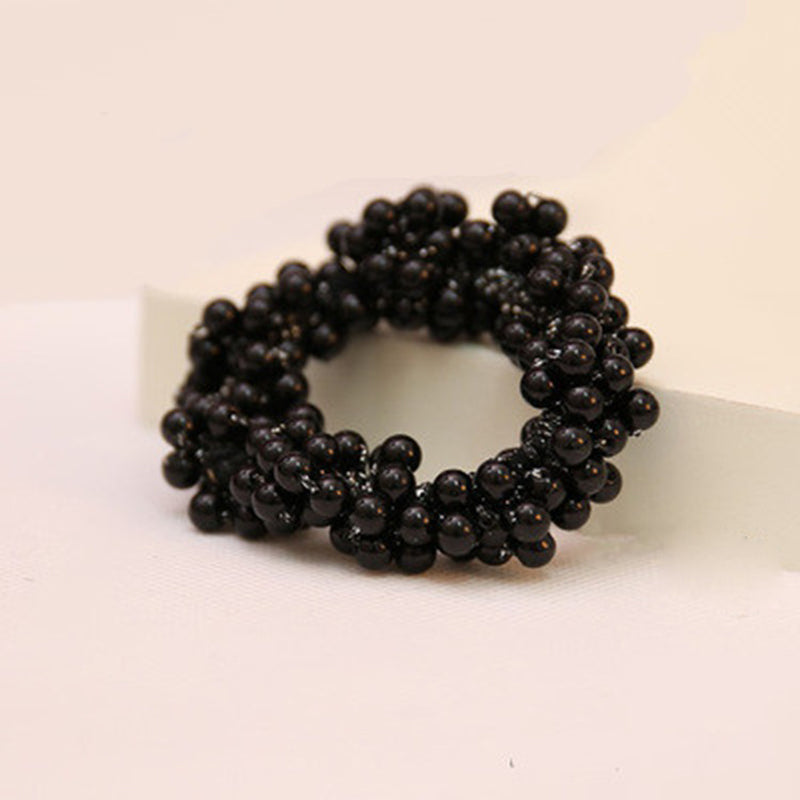 1PCS Fashion Pearl Headwear Elastic Hair Bands Hair Elastic Rubber Rope Ring Tie Hair Accessories Scrunchy Headband For Women