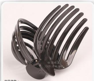 1pc free shipping Hair Claw Clips Women Banana Barrettes Bright black Hairpins Hair Accessories For Women Clips Clamp CL-S069