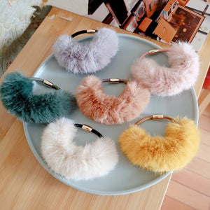 Soft Faux Fur Hair Elastic in Classic Popular Colors