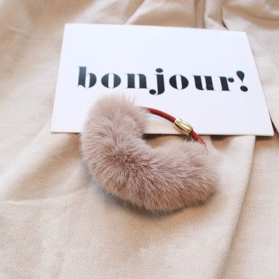 Soft Faux Fur Hair Elastic in Classic Popular Colors