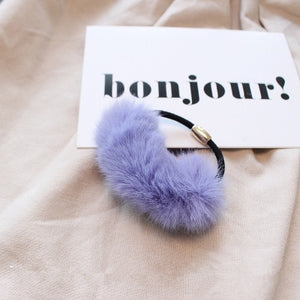 Soft Faux Fur Hair Elastic in Classic Popular Colors