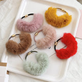 Soft Faux Fur Hair Elastic in Classic Popular Colors