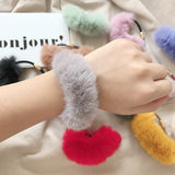 Soft Faux Fur Hair Elastic in Classic Popular Colors
