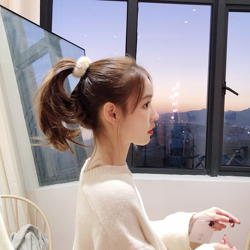 Soft Faux Fur Hair Elastic in Classic Popular Colors