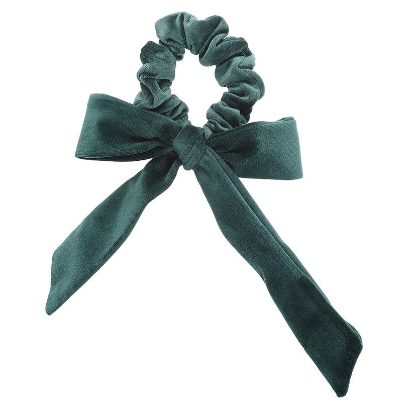 Velvet Bow Scrunchies