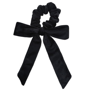 Velvet Bow Scrunchies