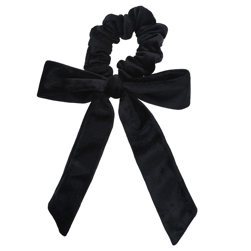 Velvet Bow Scrunchies