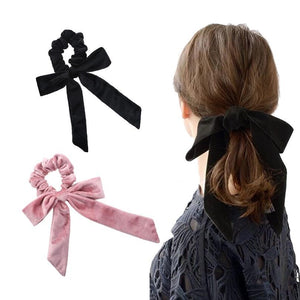 Velvet Bow Scrunchies