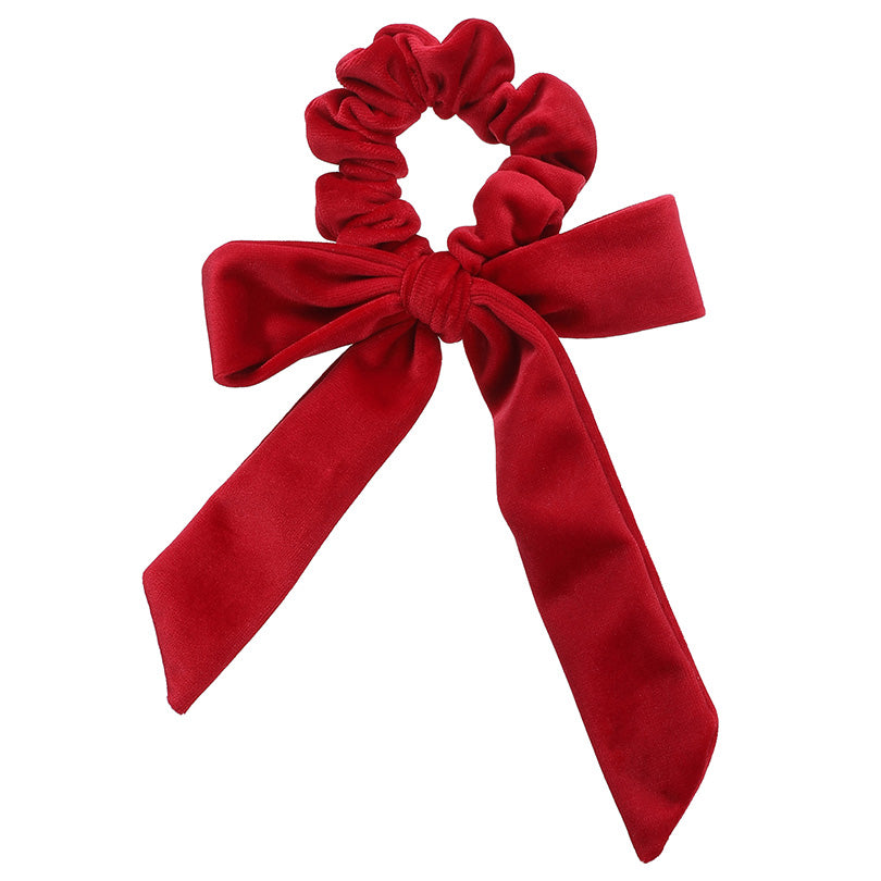 Velvet Bow Scrunchies