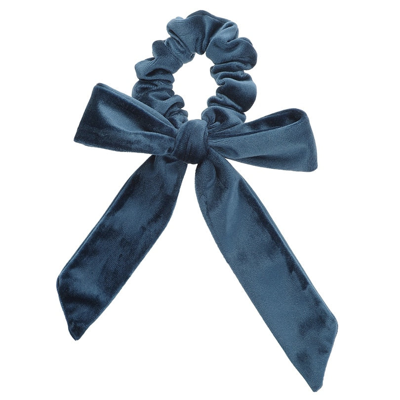 Velvet Bow Scrunchies