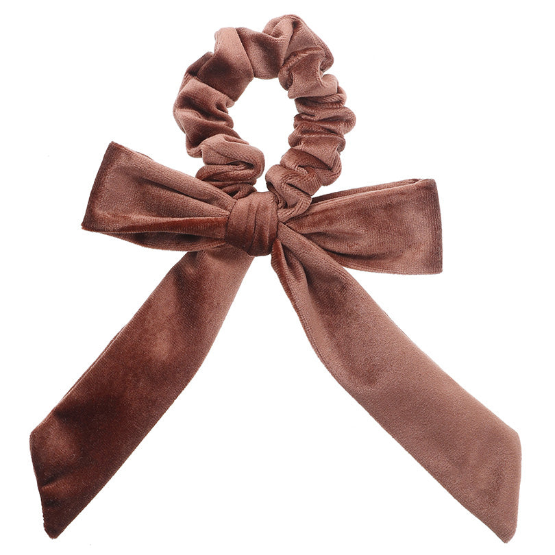 Velvet Bow Scrunchies