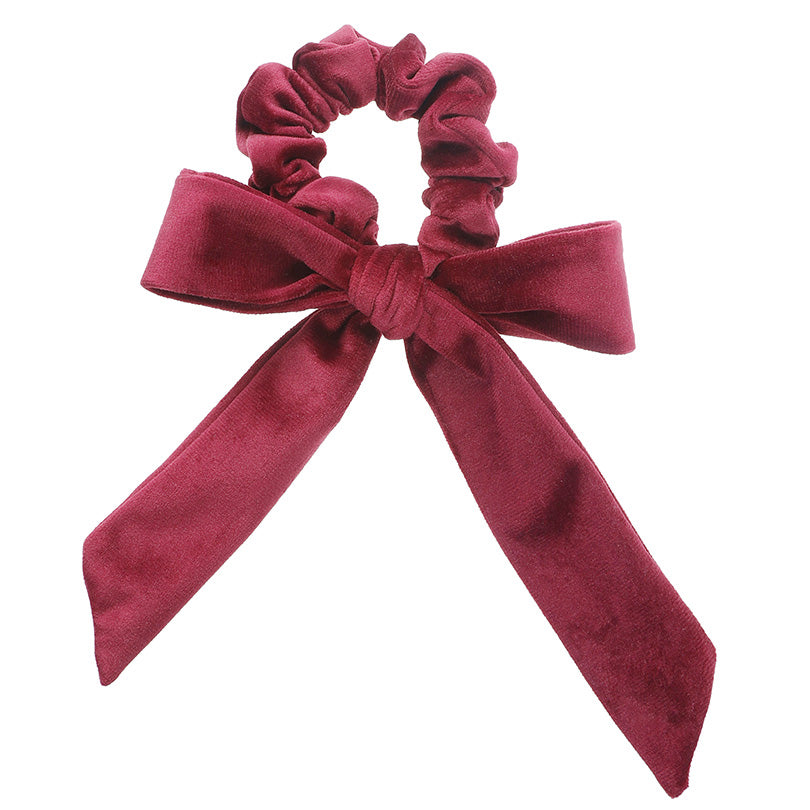 Velvet Bow Scrunchies