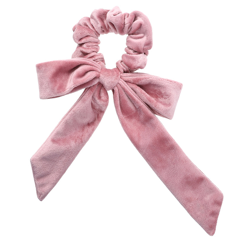 Velvet Bow Scrunchies