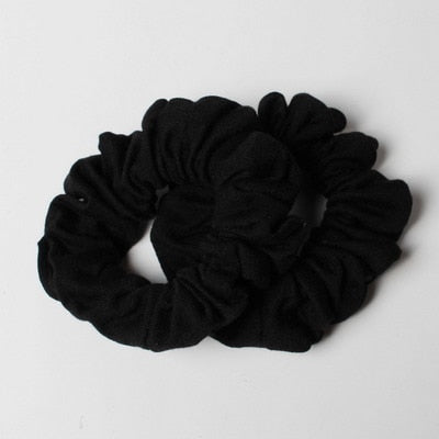 2 Pretty Ponytail Holder Hair Scrunchies