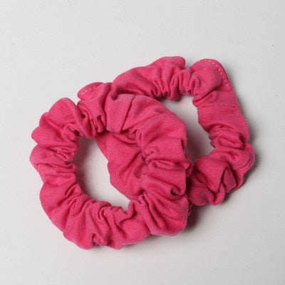 2 Pretty Ponytail Holder Hair Scrunchies