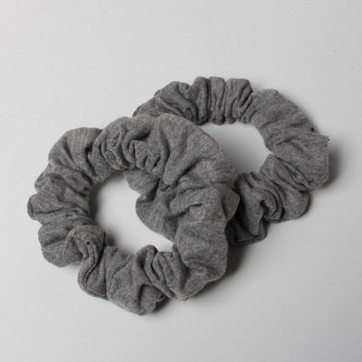 2 Pretty Ponytail Holder Hair Scrunchies