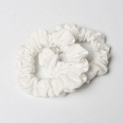 2 Pretty Ponytail Holder Hair Scrunchies