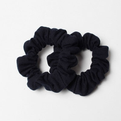 2 Pretty Ponytail Holder Hair Scrunchies