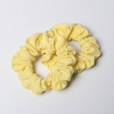 2 Pretty Ponytail Holder Hair Scrunchies