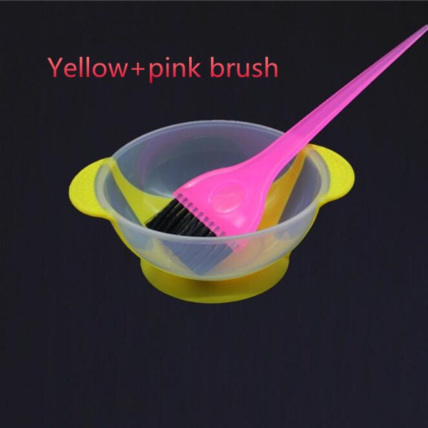 Professional Salon HairColor Mixing Color Bowl & Brush