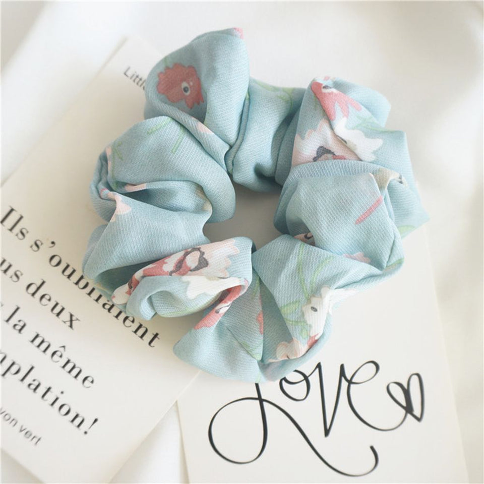 Romantic Floral Scrunchie