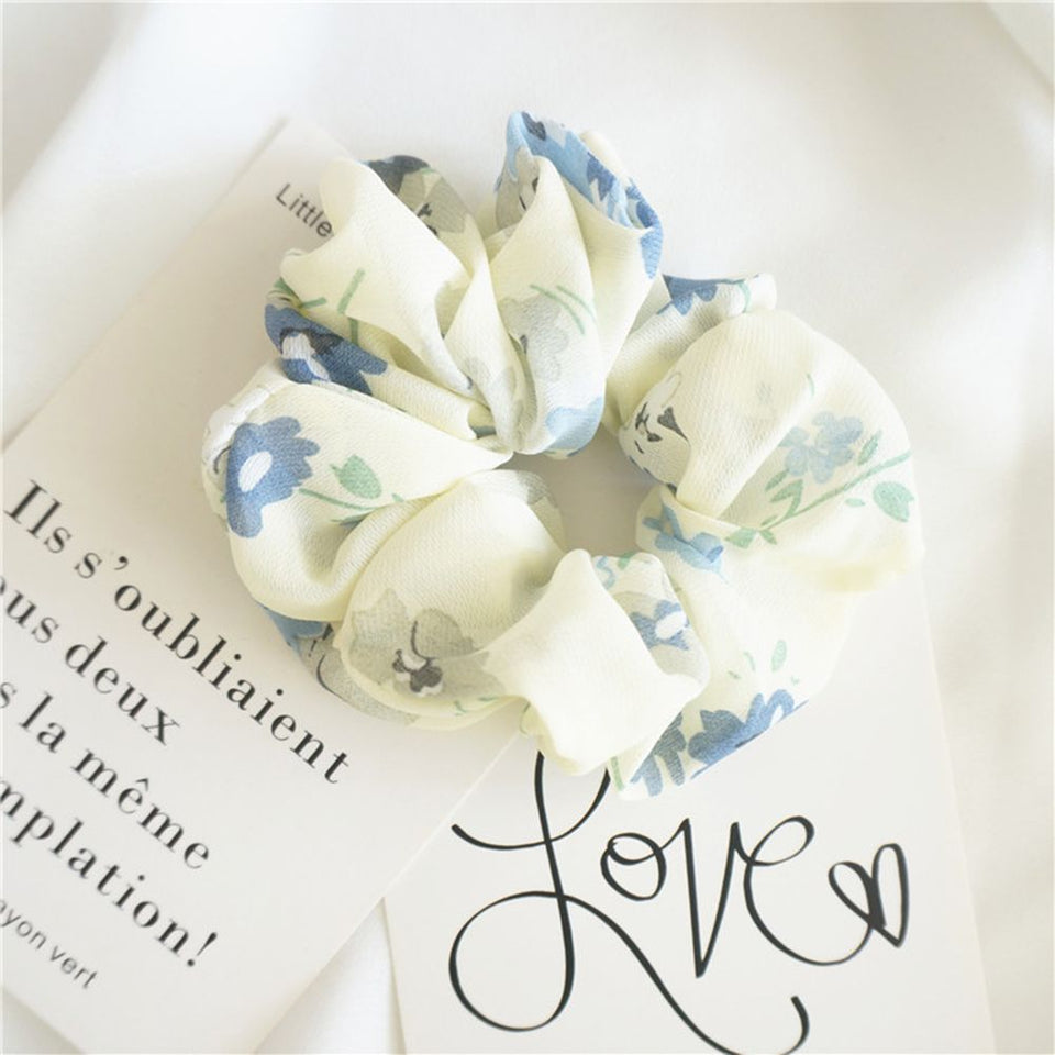 Romantic Floral Scrunchie