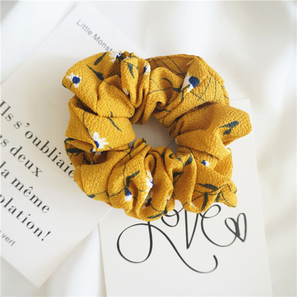 Romantic Floral Scrunchie
