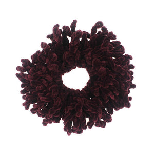 Volumising Scrunchie Velvet Big Hair Tie Bun Clip Hijab Scarf Volumizer Elastic Hair Bands