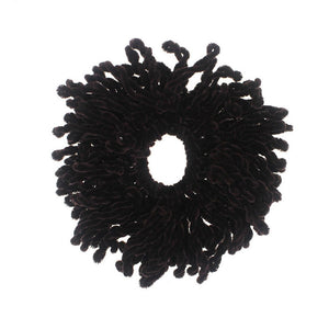 Volumising Scrunchie Velvet Big Hair Tie Bun Clip Hijab Scarf Volumizer Elastic Hair Bands