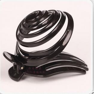 1pc free shipping Hair Claw Clips Women Banana Barrettes Bright black Hairpins Hair Accessories For Women Clips Clamp CL-S069