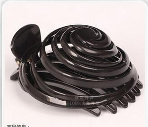 1pc free shipping Hair Claw Clips Women Banana Barrettes Bright black Hairpins Hair Accessories For Women Clips Clamp CL-S069