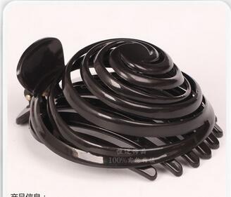 1pc free shipping Hair Claw Clips Women Banana Barrettes Bright black Hairpins Hair Accessories For Women Clips Clamp CL-S069