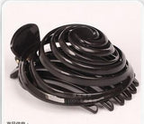 1pc free shipping Hair Claw Clips Women Banana Barrettes Bright black Hairpins Hair Accessories For Women Clips Clamp CL-S069