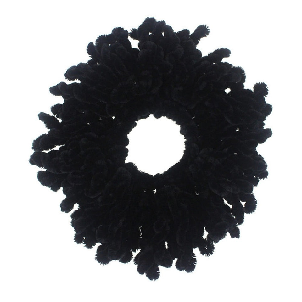 Volumising Scrunchie Velvet Big Hair Tie Bun Clip Hijab Scarf Volumizer Elastic Hair Bands